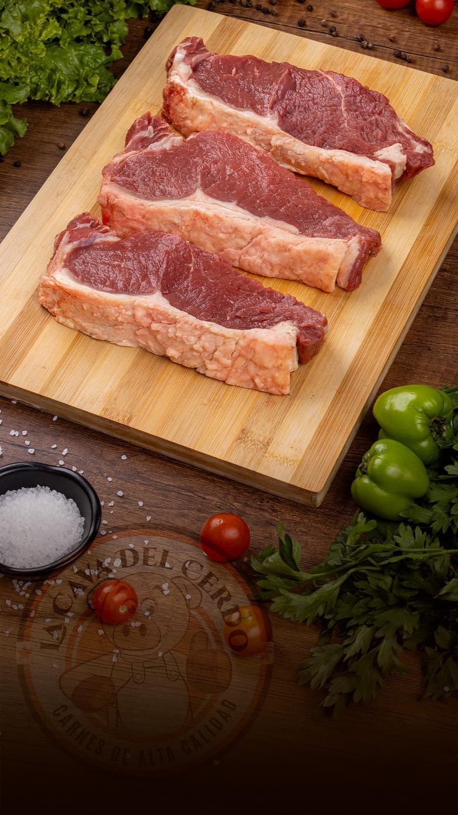 New York sobre tabla de madera, La Cava del Cerdo